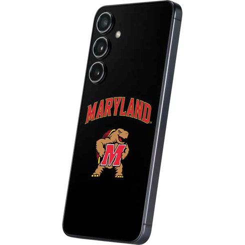 University of Maryland Collegiate Text Galaxy S25 Skin
